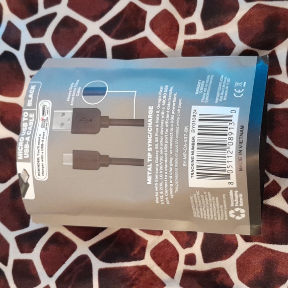 Tech NY Inc Micro USB Cable - Picture 2 of 3